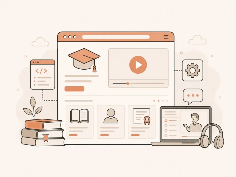 Online Course Website Development