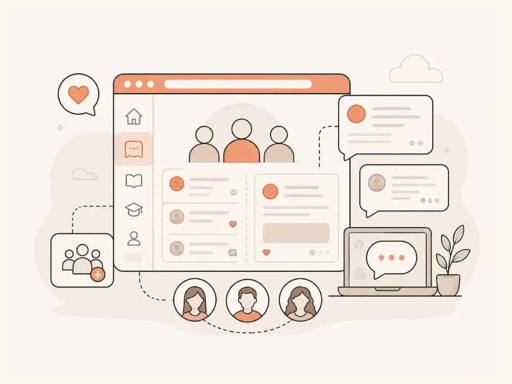 Student Community & Forum Integration