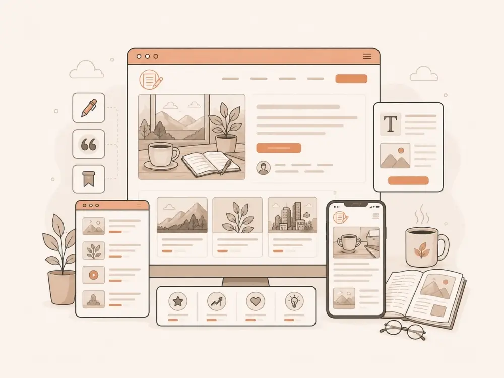 Blog & Magazine Website Development